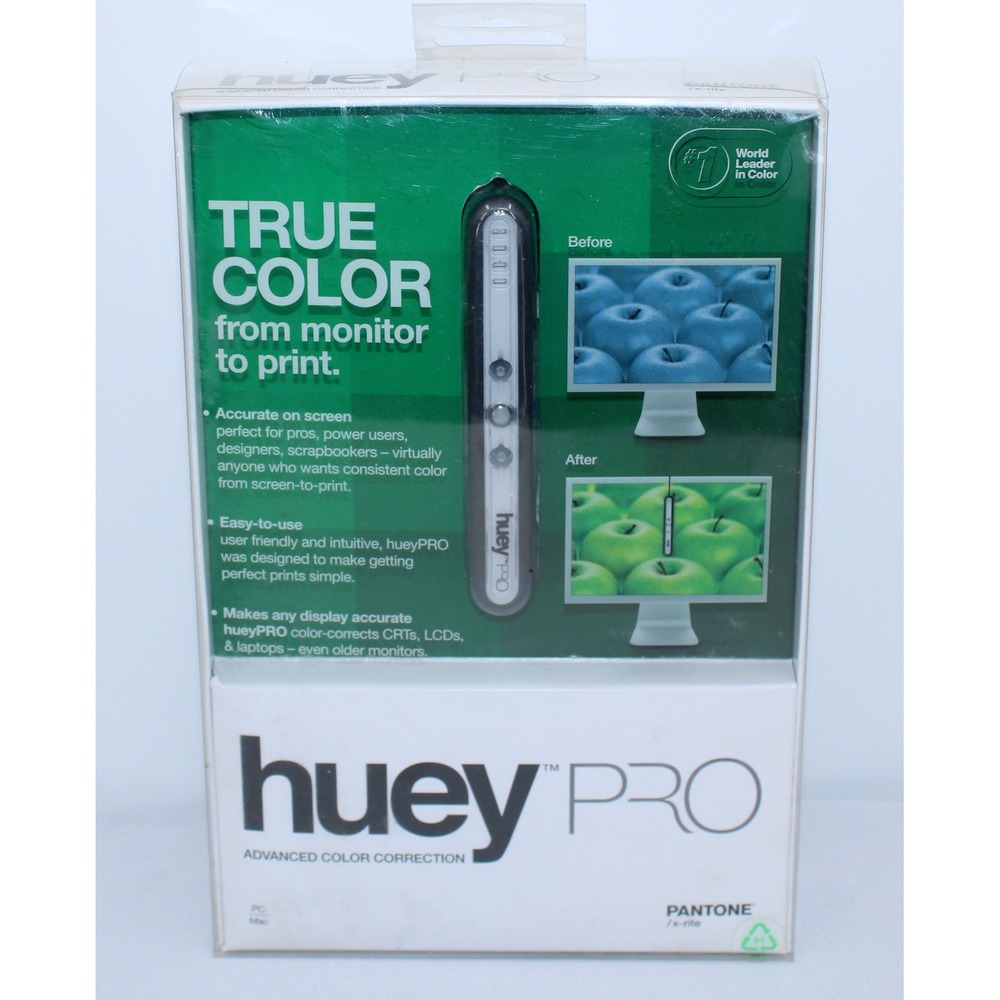 Pantone hueyPRO Advanced Color Correction Monitor Calibration MEU113 X-Rite